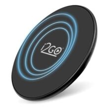 Carregador Sem Fio Turbo I2go 10w Chumbo Cor Preto