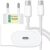 Carregador Turbo 30W Cabo Tipo-C Compativel Todos Dispositivos iPhone 15/16 IOS Android Galaxy Carregamento Ultra Rapido Fonte Entrada Tipo-C e Cabo USB-C Premimum Tecnologia Power Delivery