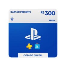 Cartão Presente Digital PlayStation Store R$ 300,00 – Cartão Presente
