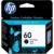 Cartucho HP 60 Preto Original (CC640WB) Para Impressora Deskjet F4224, F4480, F4580, D1660, D110a, C4780, ENVY D410a