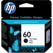 Cartucho HP 60 Preto Original (CC640WB) Para Impressora Deskjet F4224, F4480, F4580, D1660, D110a, C4780, ENVY D410a