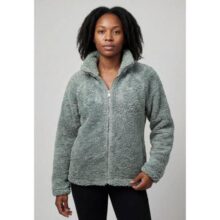 Casaco Feminino Facinelli Teddy Zíper Verde