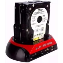 Case Hd Externo Estação Portátil Dock Station Multifuncional PC Notebook HD Sata E Ide 3,5 2,5 USB 2.0 3.0 Para Backup E Clonagem De Disco Rígido E Leitor De Cartões PREMIUM ONYK