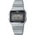 Casio Relógio masculino A700W-1ACF clássico mostrador digital quartzo prata Prata 35.5 mm Digital