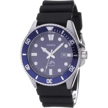 Casio Série MDV106 | Relógio analógico unissex | 200 m WR | Caixa de aço inoxidável | Pulseira de resina | 2 pontei