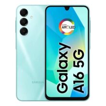 Celular Samsung Galaxy A16 5G 128gb + 4gb Ram Câmera De Até 50mp Tela 6.7 Nfc Ip54 Bateria 5000 Mah Verde Claro