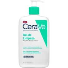 CeraVe, Gel de Limpeza Facial para pele oleosa, com Ácido Hialurônico e Niacinamida