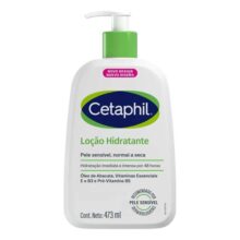 Cetaphil Loção Hidratante Corporal e Facial 473ml | Pele Sensível Normal a Seca | Hidratação 48h | Niacinamida e P
