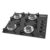 Chamalux Ultra chama 4 bocas Fogão cooktop gás preto