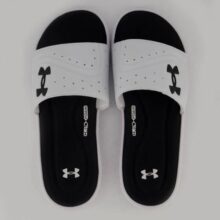 Chinelo Under Armour Ignite VI SE Branco e Preto