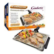 Churrasqueira Cotherm Elétrica Giulietta Prateado 60Hz Preto/Prata Alumínio