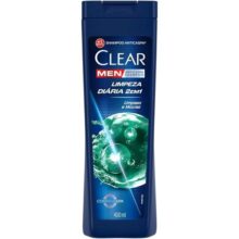 Clear Men Limpeza Diaria 2 Em 1 – Shampoo Anticaspa 400Ml
