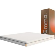 Colchão Queen Emma Duo Comfort – 158x198x18 cm, Conforto de Dupla Face, Suporte ideal para o corpo, Alta Durabilidade, Capa Lavável, 100 Noites de T
