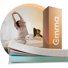 Colchão Queen Emma One Plus – Firme com tecnologia alemã, 100 noites de teste e 10 anos de garantia.