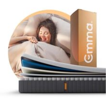 Colchão Queen Emma Premium Hybrid – Molas Ensacadas AirFlex® e 10 anos de garantia – 158X198cm