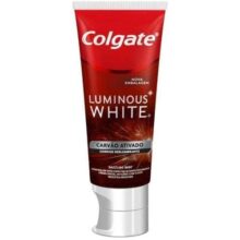 Colgate Creme Dental Clareador Luminous White Carvão Ativado 70G