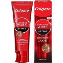 Colgate Creme Dental Clareador Luminous White Lovers Manchas De Café 70G