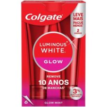 Colgate Creme Dental Para Clareamento Luminous White Glow 70g 2 un
