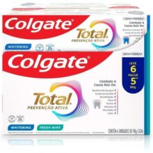 Colgate Creme Dental Total Whitening & Advanced Fresh 6 unidades – 90g