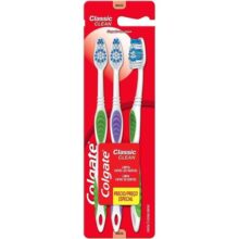 Colgate Escova Dental Classic Clean 3Unid Promo Leve 3 Pague 2