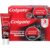 Colgate Luminous White Creme Dental Clareador Carvão Ativado 70g 3 unidades