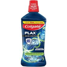 Colgate Plax Odor Control – Enxaguante Bucal, Embalagem Promocional, 750ml