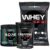 Combo de Suplementos Whey Protein Turbo 907g + Pré Treino B.O.P.E. + Creatina Turbo – Black Skull