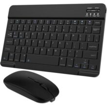 Combo de teclado e mouse Bluetooth ultrafino portátil recarregável teclado sem fio para tablet Android celular smartph