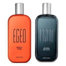 Combo Egeo Desodorante Colônia: Spicy Vibe 90ml Egeo Bomb Black 90ml