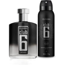 Combo Eudora Club 6 Intenso: Desodorante Colônia 95ml + Desodorante Antitranspirante 125ml/75g