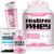 Combo Feminy Whey 900g + BCAA + Creatina Mono + Coqueteleira (baunilha, 900G)