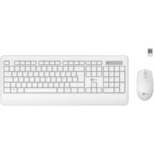 Combo Teclado e Mouse sem fio Lecoo KW202WH Branco Layout ABNT2 Ergonomico anti respingo mouse ambidestro e ergonômico alcance de 10 metros com nano USB Plug and Play wi-fi