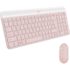 Combo Teclado e Mouse sem fio Logitech MK220 com Design Compacto, Conexão USB, Pilhas Inclusas e Layout ABNT2