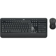 Combo Teclado e Mouse sem fio Logitech MK540 com Teclado com Apoio para as Mãos, Teclas de Mídia de Fácil Acesso, Mouse Ambidestro, Conexão USB, Pilhas Inclusas e Layout ABNT2