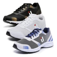 Combo Tênis Masculino Leve Confortável 3 Pares Kit Original