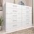 Cômoda para Quarto 10 Gavetas Caribe Branco