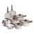 Conj De Panelas 8 Peças Ceramic Life Smart Plus Vanilla – Brinox Baunilha