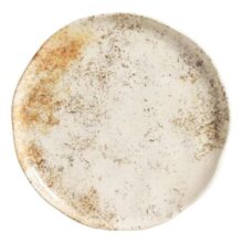 Conjunto 6 Pratos Sobremesa Aspen Bege 20cm – Scalla Cerâmica