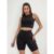 Conjunto Bermuda Feminino Academia Blackout