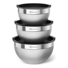 Conjunto Bowls Tigelas Inox Com Tampa Plástica – Electrolux