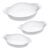 Conjunto De Assadeiras Opaline 3 Peças Oval Marinex