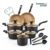 Conjunto De Panelas 5 Peças Nevada Chm Antiaderente Brinox