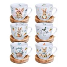Conjunto De Páscoa 6 Xícaras 170 Ml – Doce Páscoa