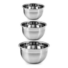 Conjunto de Tigelas 3 Peças Mundilar em Inox