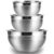 Conjunto de Tigelas Mixing Bowl em Aço Inox TopChef – Kit 3 Peças