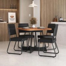 Conjunto Jantar 4 Cadeiras Carraro