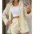 Conjunto Linho Feminino Camisa E Short Linha Premium