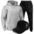 Conjunto Moletom Masculino Canguru e Calça Moletom Jogger + Boné