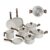 Conjunto Panelas 8pcs Vanilla Revestim. Cerâmica C/ Indução Baunilha