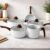 Conjunto Panelas Indução Cerâmica 5 Peças Vista Home Lecce